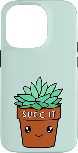 Vista 17 de iPhone 16 Succ It - Cute Succulent Plant Lovers Gardening Theme Case