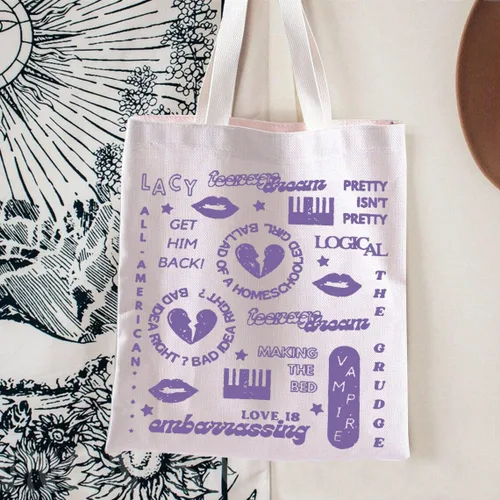 Vista 6 de Bolsa de mano inspirada en el cantante, regalo para cantante, mercancía para cantantes, mercancía para los fanáticos de la cantante, regalo