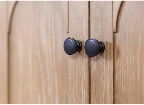 Vista 5 de Consola de madera moderna consola de entrada de madera totalmente montada marrón claro