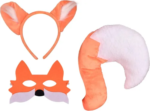 Vista 5 de AWIBMK Disfraz de reno de tigre con temática de safari para niñas pequeñas, vestido tutú con orejas y diadema y cola para Halloween y cosplay