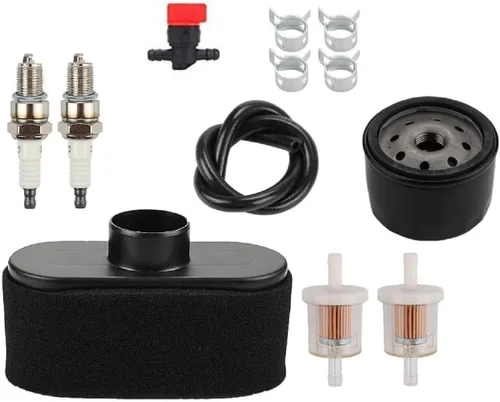 Vista 2 de Kit de afinación para tractor de cortacésped Kawasaki FR691V FR651V FR730V FS481V FS541V FS600V FS730V, apto para filtro de aceite 49065-7007