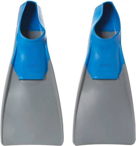 Vista 15 de Sporti Aletas de natación para adultos y niños para natación en piscina - Aletas flotantes largas para natación y snorkel - Aletas de natación