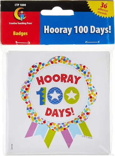 Vista 8 de Creative Teaching Press Insignias adhesivas – Estrella de Cumpleaños – 6 1/4 x 3 1/4 pulgadas – Paquete de 36