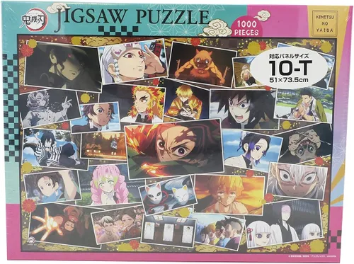 Vista 2 de Ensky - Demon Slayer: Kimetsu no Yaiba Pensamientos desbordantes, rompecabezas de 1000 piezas (1000T-142)