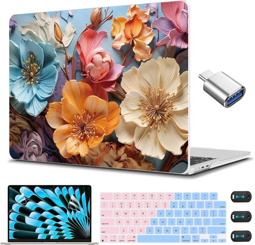 Vista 22 de CISSOOK Funda para MacBook Air de 15 pulgadas M2 M3 M4 M5 2023 2024 2025 2026