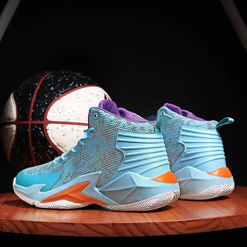Vista 3 de CJSPORX Men Women Basketball Shoes Breathable Non Slip Outdoor Fashion Sneakers