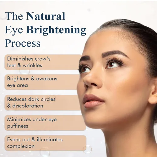Vista 3 de SkinPro Dark Circles - Tratamiento para debajo de los ojos – Suero para ojos antienvejecimiento, mejora las bolsas de ojos hinchados y el tono