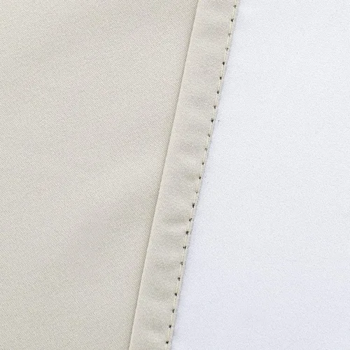 Vista 4 de Diamond Home Linens 2 paneles de cortinas opacas cortas con aislamiento térmico de 24 pulgadas de largo para oscurecer la habitación de la cocina