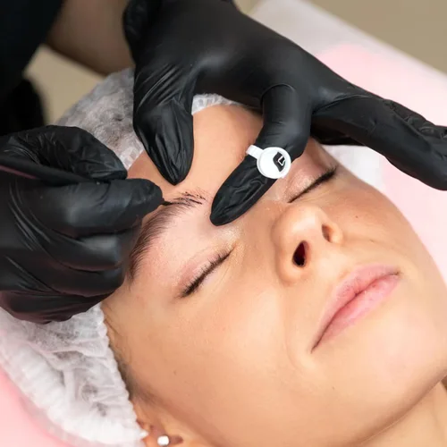 Vista 6 de G2PLUS Anillos de pegamento para extensiones de pestañas, 100 piezas de anillos desechables para pigmentos, soporte de pegamento de pestañas blanco