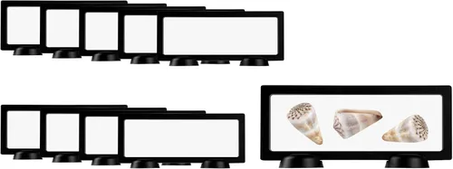 Vista 24 de Restaurantware Display Tek - Vitrinas flotantes de 2.8 x 2.8 pulgadas, 10 carcasas de exhibición de marco, se venden por separado, vitrinas