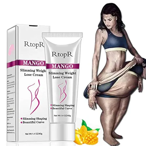Vista 6 de Crema adelgazante para barriga, abdomen, vientre y cintura, crema caliente reafirmante para perder peso, anticelulitis y quemador de grasa