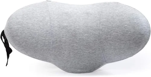 Vista 8 de Trendy Moon Memory Foam Lumbar Pillow Roll - Lumbar Cushion Low Back Support for Office Chairs and Car Seats (Dark Grey)