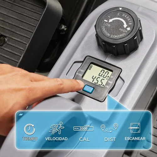 Vista 5 de JLL Mini Smart Megnetic Elliptical Machine with SunnyFit App for Home