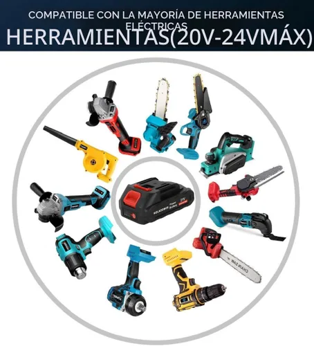 Vista 3 de Batería de iones de litio S7 21V 2.0Ah con indicador LED