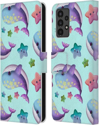 Vista 162 de Head Case Designs Officially Licensed Carla Morrow Colorful Space Dice Patterns Leather Wallet Case Compatible with Samsung Galaxy A07 4G