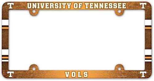 Vista 6 de NCAA Placa de vehículo con marco a todo