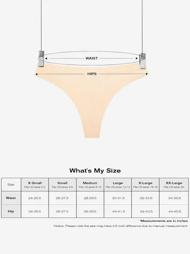 Vista 6 de TERMEZY Ropa interior sin costuras para mujer, tangas invisibles para mujer, paquete de 5