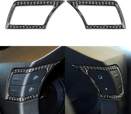 Vista 13 de 3 piezas de kit de cubiertas adhesivas de fibra de carbono para encima de la caja del guante, tiras decorativas para el copiloto, para Infiniti G37