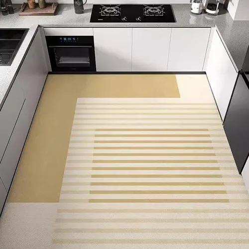 Vista 15 de Tapete de cocina, antideslizante, tapete de escritorio cómodo de pie, impermeable, antideslizante, alfombras de cocina absorbentes para cocina