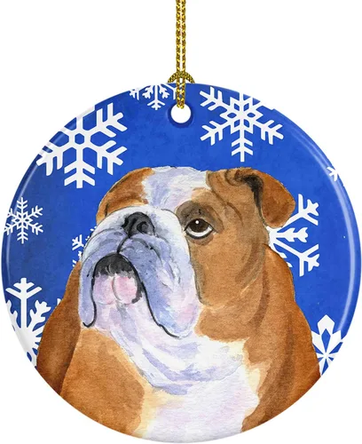 Vista 170 de Caroline's Treasures Cavalier Spaniel - Adorno de cerámica para colgar en el árbol de Navidad, para el hogar, Navidad, fiestas, regalo, 3 pulgadas