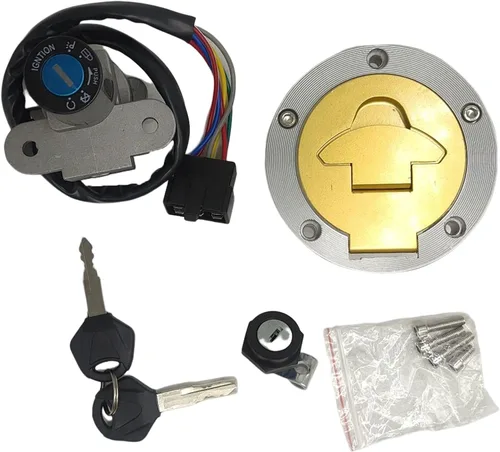 Vista 3 de Juego de llaves de bloqueo de asiento de combustible para Ducati ST2 1998-2003 Cagiva mito125 ST4 2000-2002