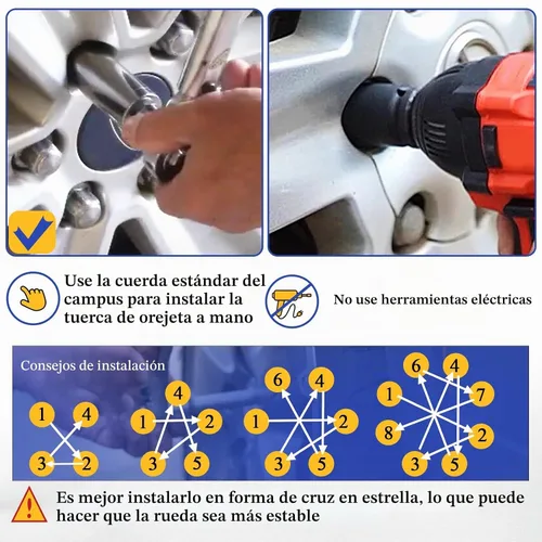 Vista 5 de 611-303 M12* 1.5 Tuerca de llanta - 3/4" 0.748 in Hex 1.260 in Longitud - Estilo de fábrica de cromo Tuerca de rueda para Ford Focus Escape Fusion