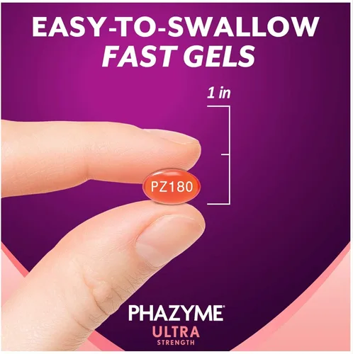 Vista 2 de Phazyme Ultra Strength Softgel 180 Mg
