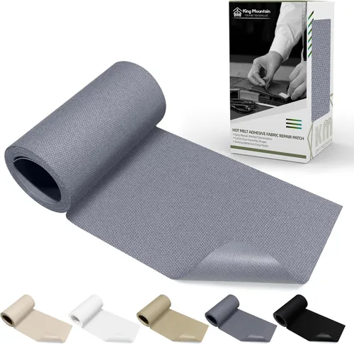 Vista 27 de KING MOUNTAIN Parche de lona para planchar, 3 x 60 pulgadas, parche de reparación de tela 100% algodón impermeable, utilizado para varios sofás