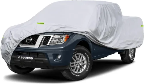 Vista 8 de Kaugung - Cubierta impermeable para camioneta, 7 capas resistentes, ajuste completo para Mitsubishi Raider 2006-2010, para todo clima, protección