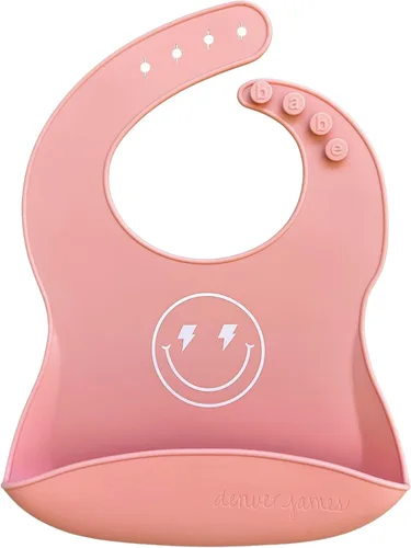 Vista 22 de Denver James Baberos de alimentación de silicona Apto para lavavajillas. Resistente al agua. Ajustable. Comida Abcdef.
