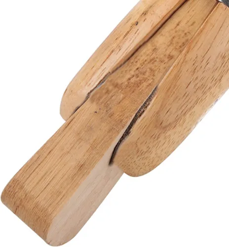 Vista 9 de Joyzan Abrazadera de anillo de madera, joyeros de madera, soporte de banco, mordazas de cuero, mandíbulas de cuero, herramientas manuales