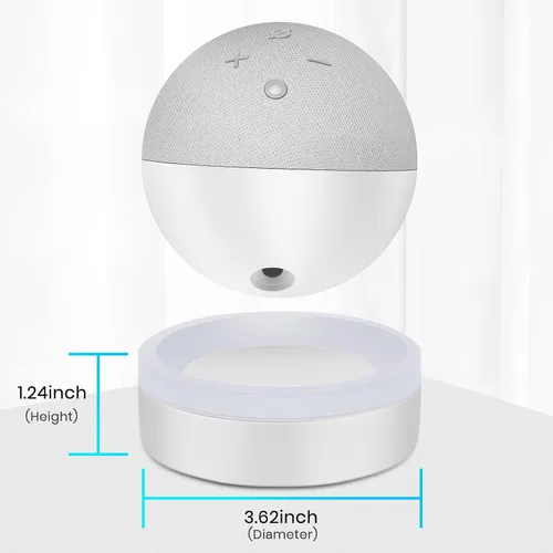 Vista 6 de Dot - Soporte de mesa de 4ª generación, soporte de escritorio ZUOLACO para punto de 4ª generación, soporte base con guía de luz, accesorios