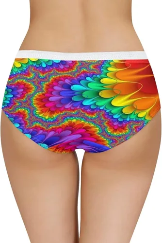 Vista 2 de YEXIATODO Paquete de ropa interior 100% algodón para mujer, ropa interior agradable al tacto para niñas