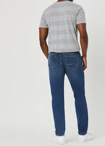 Vista 4 de Mavi Jake - Jeans ajustados de tiro regular para hombre, mid foggy williamsburg