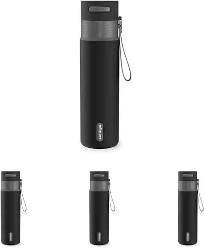 Vista 16 de Contigo Autoseal - Botella de agua de acero inoxidable con aislamiento al Terra Champagne