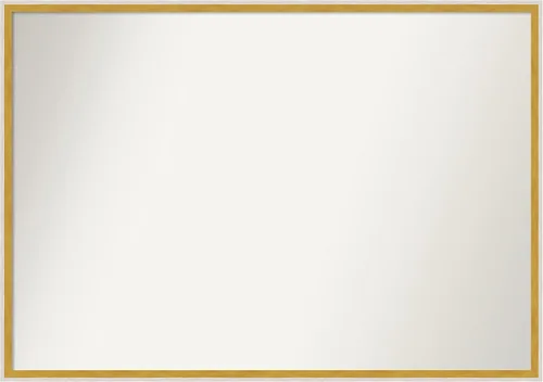 Vista 136 de Amanti Art Espejo de baño blanco para sobre el fregadero, 22 x 45 pulgadas, espejo de tocador rectangular blanco Lucie, marco de madera moderno