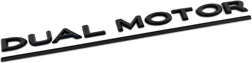 Vista 9 de Modelo 3 Y Emblema de Motor Dual Adhesivo de Insignia con Letras Subrayadas Accesorios Compatibles con Tesla Model 3/Y/S/X (Negro Brillante)