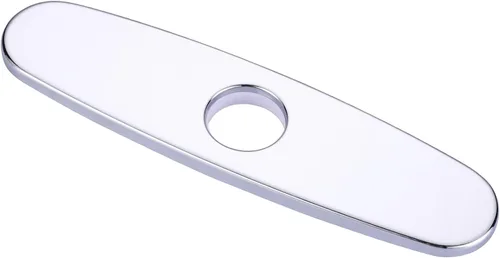 Vista 8 de WOWOW Placa de grifo, cubierta de fregadero de cocina, placa de acero inoxidable para 1 o 3 agujeros, baño o cocina, grifo mezclador, 10 pulgadas