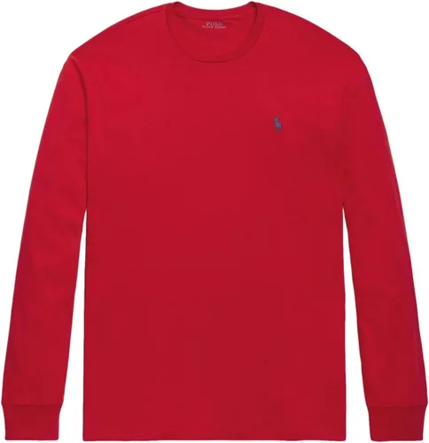 Vista 30 de POLO RALPH LAUREN Camiseta de manga larga de ajuste clásico suave al tacto para hombre (Soft Touch) Marina francesa