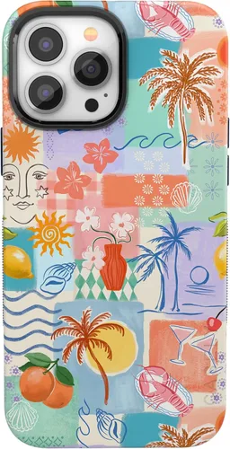 Vista 89 de Casely Funda para iPhone 13 Pro Max Todas las cosas divertidas Diversión en días laborables Compatible con MagSafe Diseño protector audaz