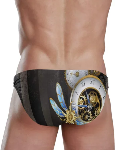 Vista 3 de CHINEIN Calzoncillos de natación de cintura baja para hombre