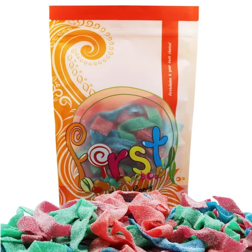 Vista 6 de Tiras de gomitas ácidas de todos los colores (Sabor surtido, 1 libra)