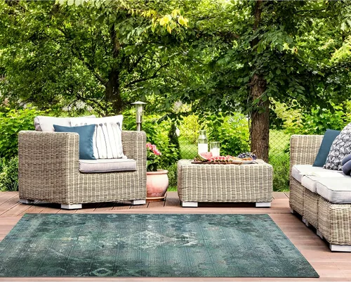 Vista 17 de Liora Manne Marina - Almohadas de fácil cuidado para interiores y exteriores, 12 x 18 pulgadas, color verde Verde Libre de Abejas