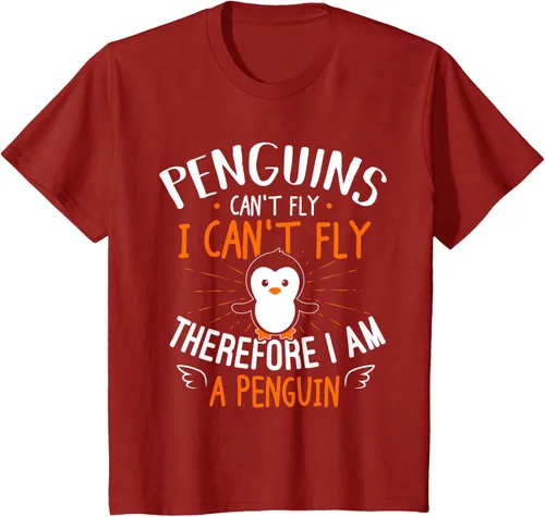 Vista 79 de Penguins Can't Fly Shirt - Camiseta de regalo para amantes de los pingüinos, Azul Azul Marino
