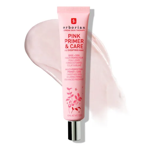 Vista 7 de Erborian Pink Primer & Care, Multifunctional Pore‑Blurring Cream & Hydrating Rosy Makeup Base, Moisturizing and Smoothing Effects, Korean Skincare