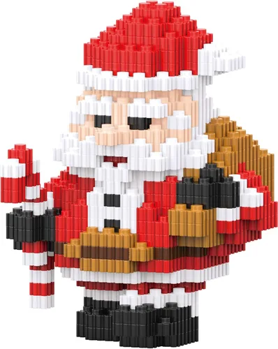 Vista 16 de Christmas Advent Calendar 2026 Building Sets Compatible with Lego Christmas 24 Days Countdown Gifts 24 Packs Christmas Model Building Micro Blocks