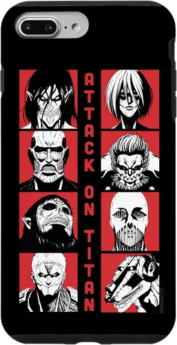 Vista 12 de Attack on Titan Funda Titan Lineup de temporada 4 para iPhone 17