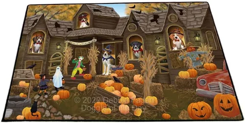 Vista 28 de Doggie of the Day American English Foxhound Dogs Floor Mat - 4th of July Independence Day - Best Dog Doormat - Protector Decor - Unique Portrait Art