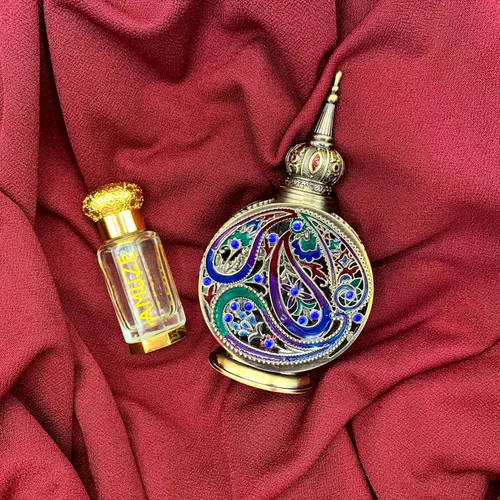 Vista 5 de Mezcla antigua, 0.4 fl oz - METAL Aceite de perfume premium Aceite Attar Sin alcohol Vegano y libre de crueldad