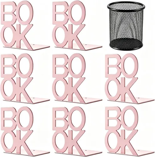 Vista 21 de Extremos para libros, soportes decorativos de metal para libros, libros, diseño de apariencia única, resistente Tapón de metal antideslizante